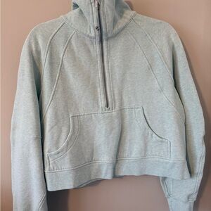 Lululemon Athletica Scuba cropped funnel neck